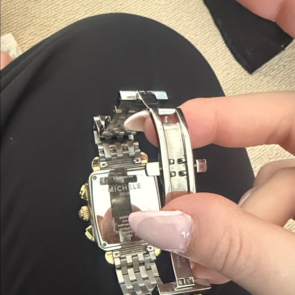 Michele Deco Diamond Chronograph Watch - Picture 4 of 8